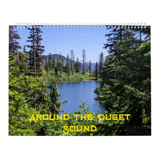 Calendario Alrededor del Puget Sound (Tapa)