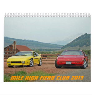 Calendario Alto club 2013 de Fiero de la milla