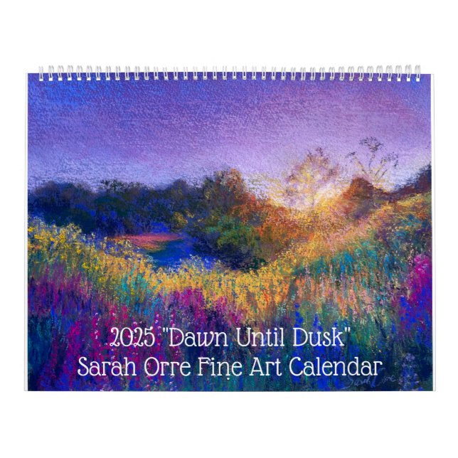 Calendario "Amanecer hasta el anochecer" 2025 (Tapa)