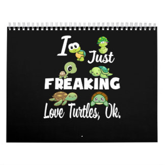 Calendario Amante de la tortuga| Sólo Estoy Despertando A La