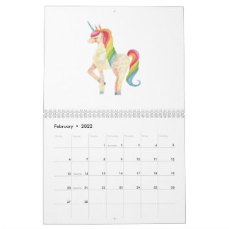 Calendario amante de Unicornio