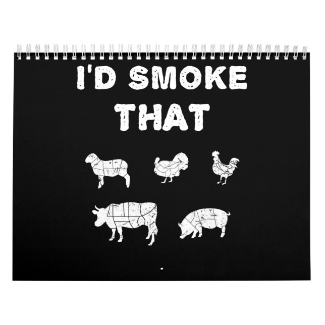 Calendario Amantes de barbacoa | ID Smoke That Chef Smoker BB (Tapa)