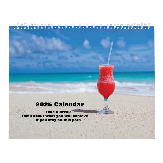 Calendario Amantes de la playa de 2025 (Tapa)