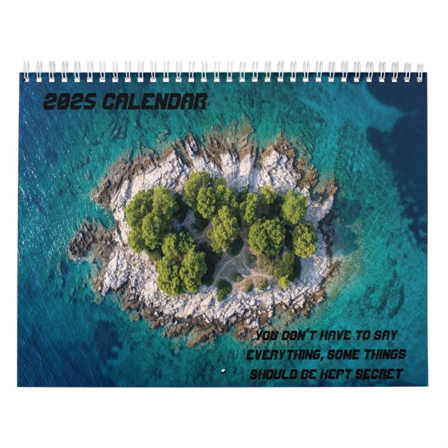 Calendario Amantes de las islas 2025 (Tapa)