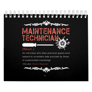 Calendario Amantes mecánicos  Definición de técnico de manten