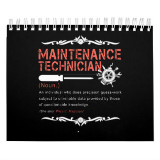 Calendario Amantes mecánicos |Definición de técnico de manten