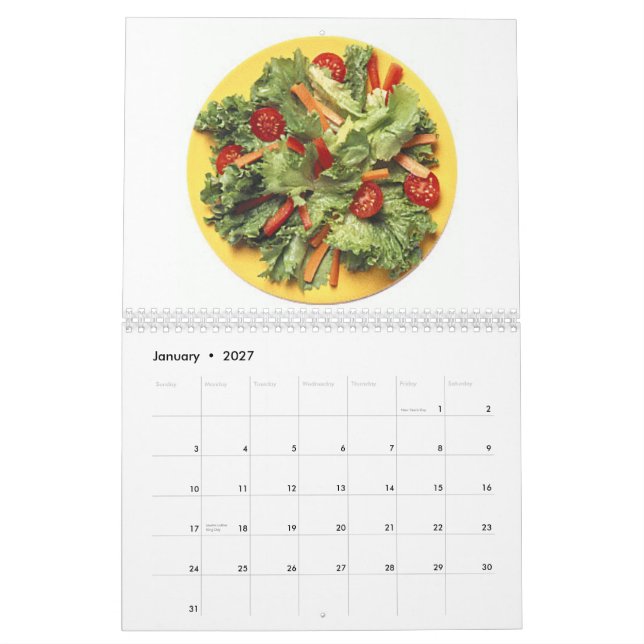 Calendario Amantes vegetales (Jan 2027)