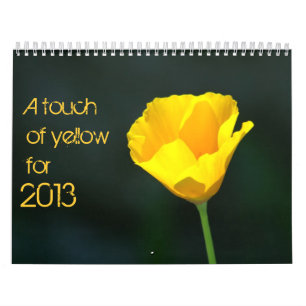 calendario amarillo para 2013