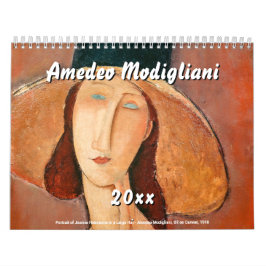 Calendario Amedeo Modigliani