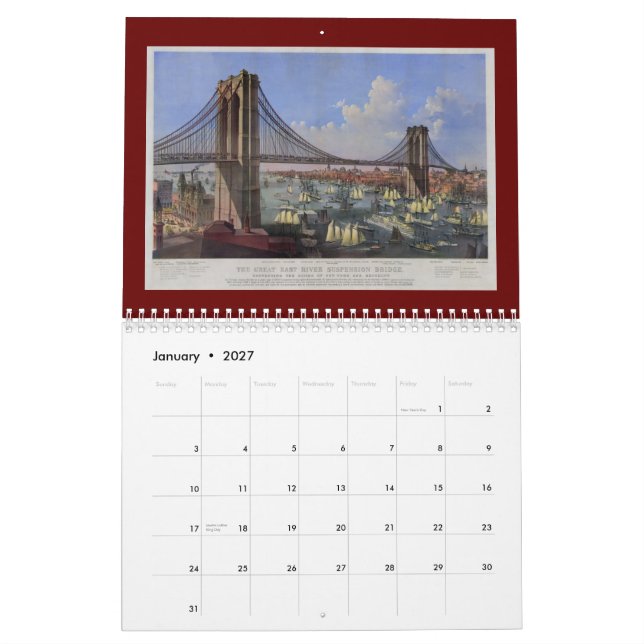 Calendario ¡América! (Jan 2027)