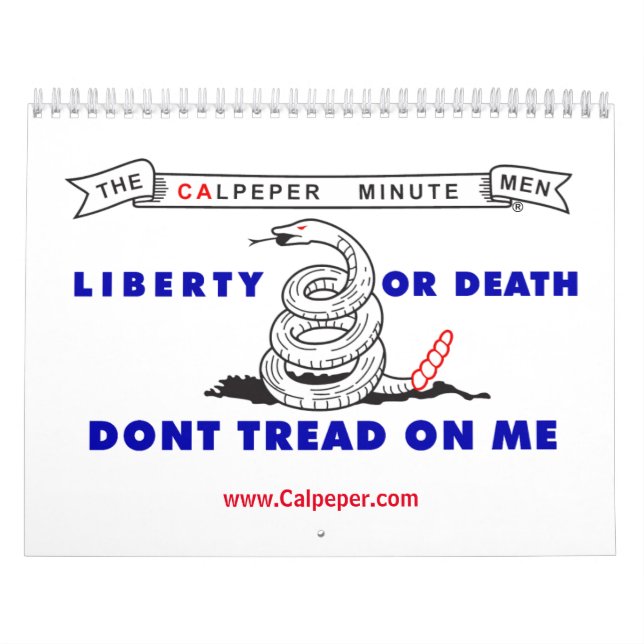 Calendario americano del patriota de Calpeper® (Tapa)