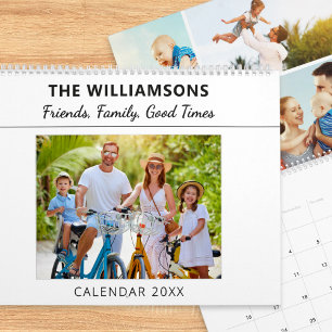 Calendario Amigos, Familia, Buenos Momentos - Collage de Foto
