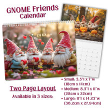 Amigos Gnome personalizados divertidos brillantes