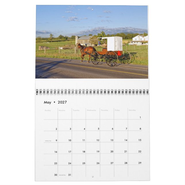Calendario Amish 2020 (May 2027)