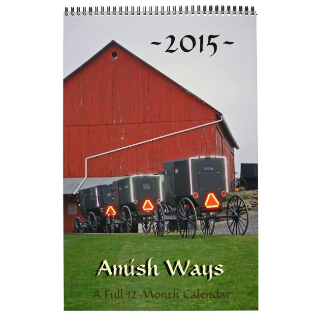 Calendario Amish Ways (Tapa)