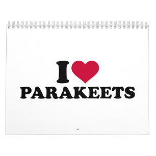 Calendario Amo parakeets