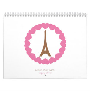 Calendario amor París del ojo. 2010.