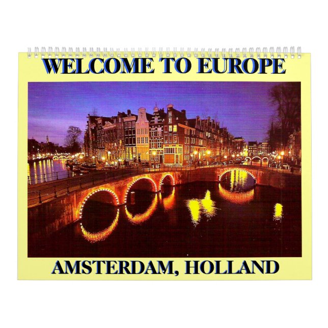 Calendario AMSTERDAM 1, AMSTERDAM, HOLANDA,… - modificado (Tapa)