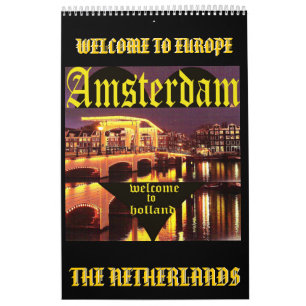 Calendario AMSTERDAM 1, AMSTERDAM, HOLANDA,… - modificado