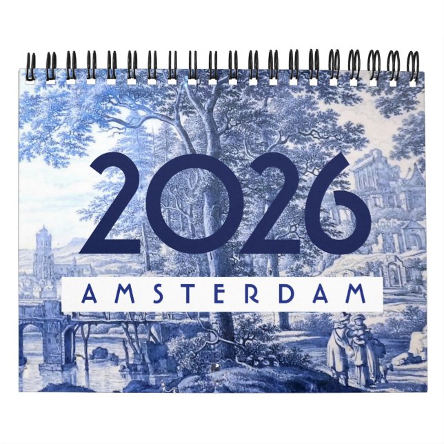 Calendario Amsterdam Calendar 2026 (Tapa)