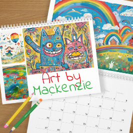 Calendario Añadir a tus hijos el arte personalizado