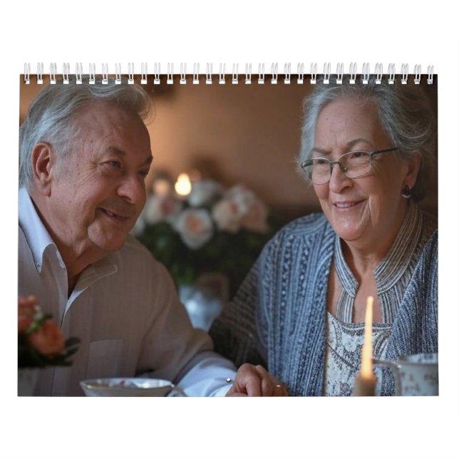 Calendario Añadir Personalizar de fotos del aniversario (Tapa)