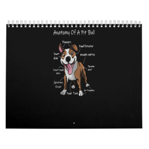 Calendario Anatomía de un Pitbull