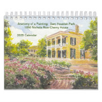 Anatomía de una pintura: Casa de Sam Houston Park 