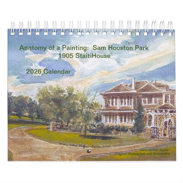 Calendario Anatomy of a Painting: Sam Houston Park 1905  Home (Tapa)