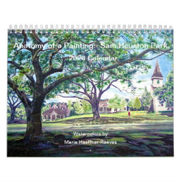 Calendario Anatomy of a Painting: Sam Houston Park 2026