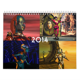 Calendario ANDROIDES, CYBORGS de la ciencia ficción 2017 del