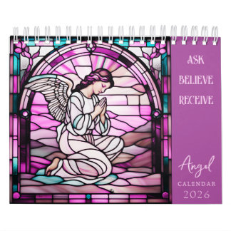 Calendario Ángel Ask, Believe, Receive 2026
