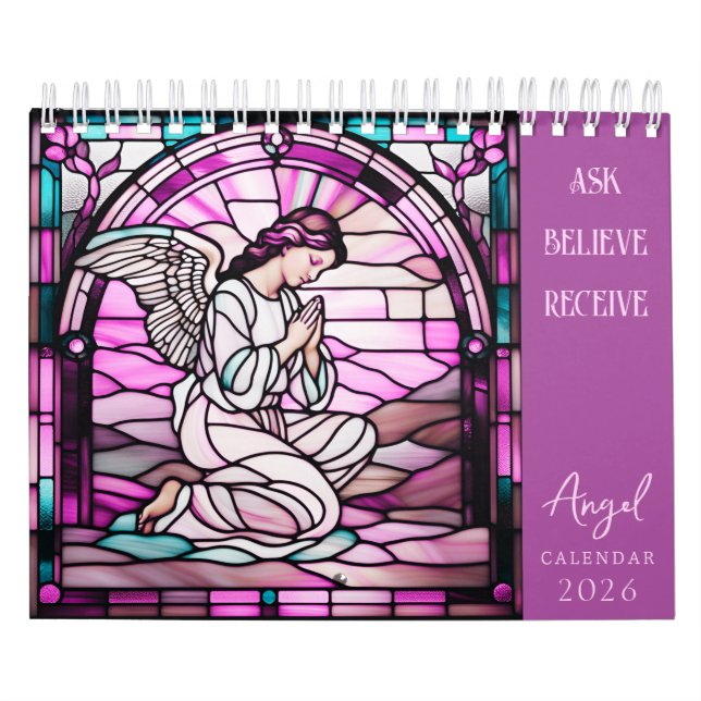Calendario Ángel Ask, Believe, Receive 2026 (Tapa)