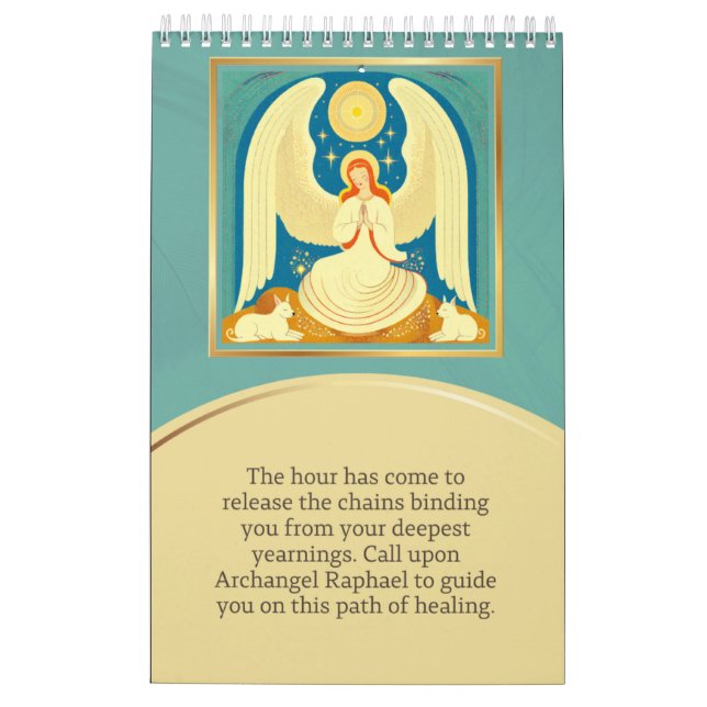 Calendario angel calendar (Reverso)
