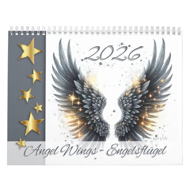 Calendario Angel Wings - Engelsflügel 2026 (Tapa)