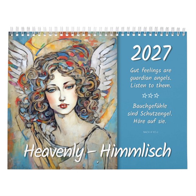 Calendario Ángeles Celestiales – Himmlische Engel 2027 (Tapa)