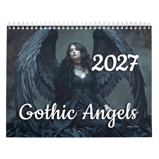 Calendario Ángeles Góticos 2027 (Tapa)