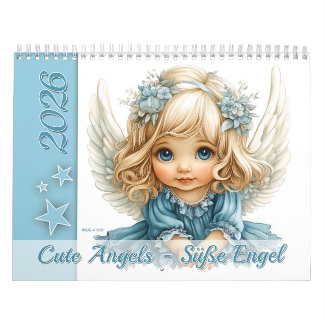 Calendario Angels cútricos - Süße Engel 2026 (Tapa)
