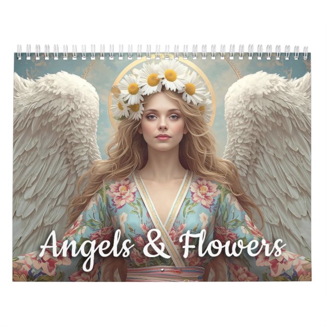 Calendario Angels & Flowers (Tapa)