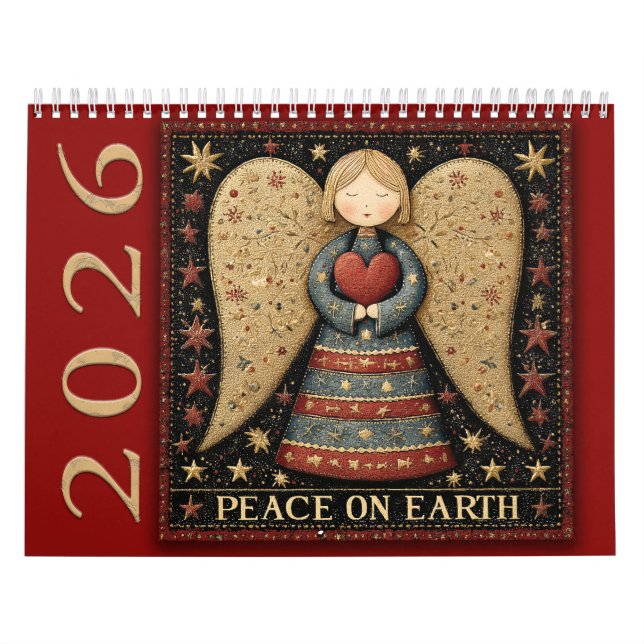 Calendario Angels –  Peace on Earth 2026 (Tapa)
