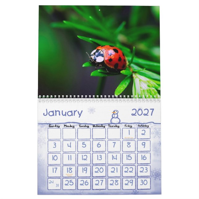 Calendario animal 5 (Jan 2027)