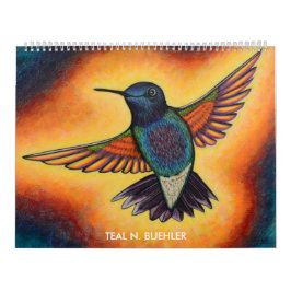 Calendario animal artístico