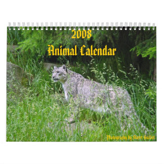 Calendario Animal de 2008
