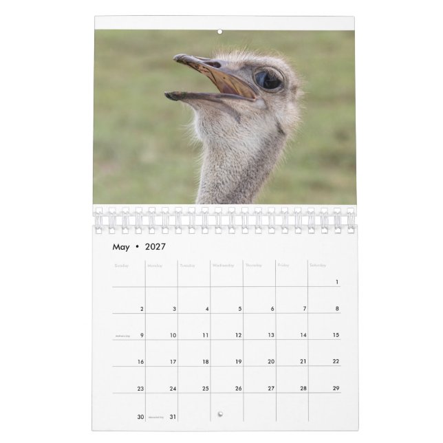 Calendario Animal de 2026 (May 2027)
