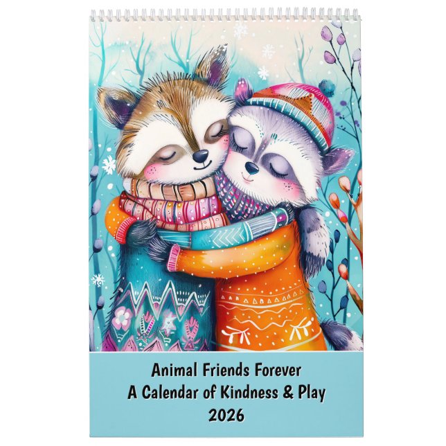 Calendario Animal Friends Forever – A Calendar of Kindness &  (Tapa)
