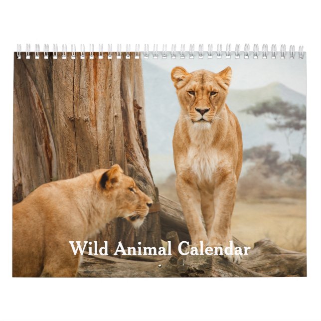 Calendario Animal salvaje 2025 (Tapa)