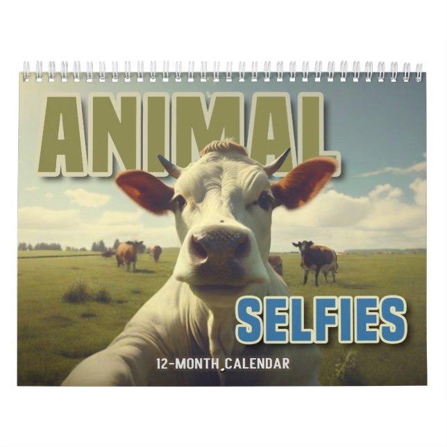 Calendario Animal Selfies Calendar (Tapa)