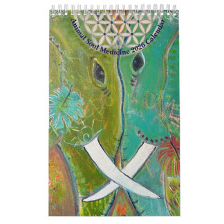 Calendario Animal Soul Medicine 2026 Original Art Calendar 