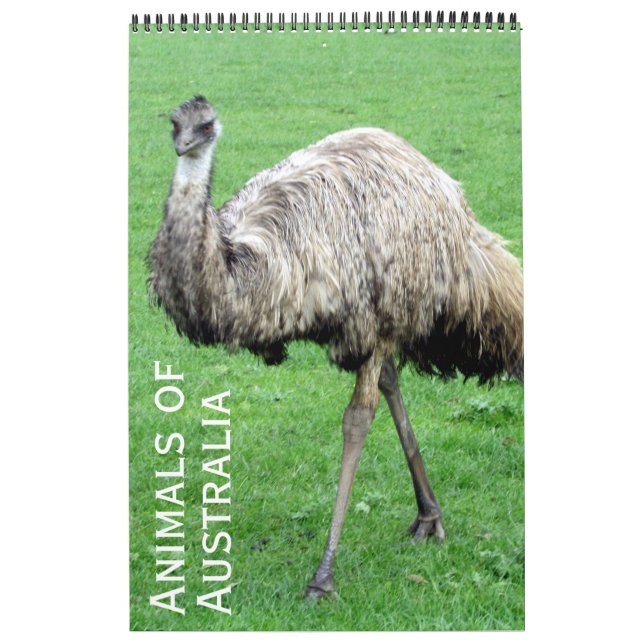 Calendario animales australianos (Tapa)