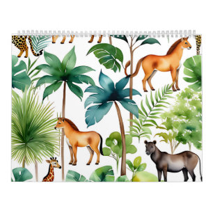 Calendario Animales coloridos